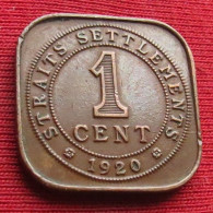 Straits Settlements 1 Cent 1920 W ºº - Andere - Azië