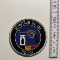 ECUSSON POLICE GENDARMERIE PATCH BADGE CANINE K9 - MONITEUR DE TIR POLICE - Politie & Rijkswacht