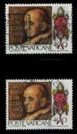 VATIKAN 1978 Nr 718-719 Gestempelt X7C6AB2 - Used Stamps