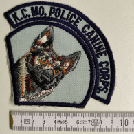 ECUSSON POLICE GENDARMERIE PATCH BADGE CANINE K9 - KCMO POLICE CANINE CORPS - Police