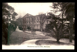 13 - MARSEILLE 8E - PENSIONNAT JEANNE D'ARC , 43 RUE JEAN MERMOZ- LA FACADE - Canebière, Centre Ville