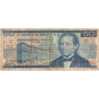 Mexique, 50 Pesos, 1973-07-18, KM:65a, B - Mexico