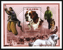 Kongo-Zaire 1997 - Mi-Nr. Block 73 ** - MNH - Hunde / Dogs - Unused Stamps