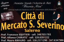 Calendarietto - Premiata Grande Orchestra Di Fiati - Città Mercato S.severino - Salerno - Anno 2013 - Petit Format : 2001-...