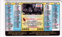 Calendarietto - Premiato Concerto Musicale - Città Di Noicattaro - Bari - Anno 2005 - Petit Format : 2001-...