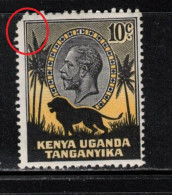 KENYA, UGANDA & TANGANYIKA Scott # 48 MH - KGV & Lion - Pulled Perf - Kenya, Oeganda & Tanganyika
