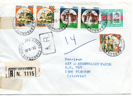 75169 - Italien - 1990 - 3000L Siracusa MiF A R-RSchBf CARBONATE -> Algerien - 1981-90: Storia Postale