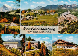 73844126 Obersalzberg Berchtesgaden Vor Und Nach 1945 Berghaeuser Fernsicht Alpe - Berchtesgaden