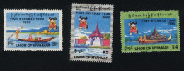 BURMA/MYANMAR STAMP 1996 ISSUED VISIT MYANMAR COMMEMORATIVE SET, MNH - Myanmar (Birmanie 1948-...)