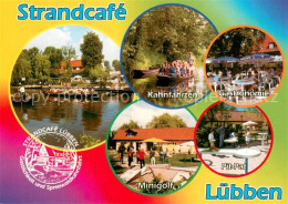 73716441 Luebben Spreewald Strandcafe Mit Kahnhafen Kahnfahrten Gastronomie Mini - Luebben (Spreewald)