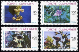 Türkiye 1988 Mi 2840-2843 MNH Medicinal Plants Of Anatolia, Medical Science - Ungebraucht