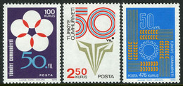 Türkiye 1973 Mi 2301-2303 MNH Republic, 50th Anniversary - Unused Stamps