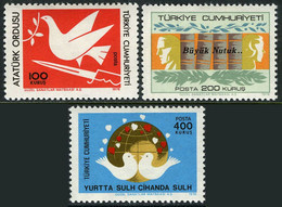 Türkiye 1976 Mi 2404-2406 MNH Atatürk Reforms - Unused Stamps