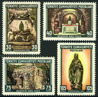 Türkiye 1962 Mi 1846-1849 MNH Virgin Mary, Panaya Kapulu - Unused Stamps