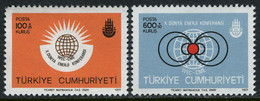 Türkiye 1977 Mi 2427-2428 MNH World Energy Conference - Nuovi