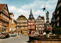 72889809 Fritzlar Marktplatz Rolandsbrunnen Fachwerkhaeuser Fritzlar - Fritzlar