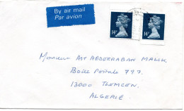 75189 - Grossbritannien - 1990 - 2@14p Machin A LpBf ... -> Algerien - Storia Postale