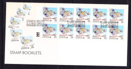 Australia 1988 Booklet Pane FDC APM20370 Leigh Mardon - Brieven En Documenten