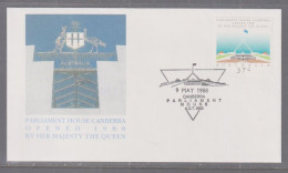 Australia 1988 Parliament House FDC APM20120 - Briefe U. Dokumente