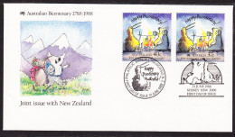 Australia 1988 Joint Issue With NZ Both FDC APM20320 - Briefe U. Dokumente