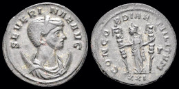 Severina Silvered Antoninianus Concordia Standing Left - L'Anarchie Militaire (235 à 284)