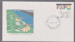 Australia 1988 World Expo Brisbane FDC Broome WA - Briefe U. Dokumente