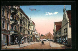 AK Insterburg, Geschäfte In Der Hindenburgstrasse  - Ostpreussen
