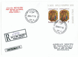 NCP 41 - 2340-a EASTER, Romania - Registered - 2011 - Pascua