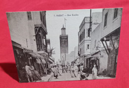 RABAT : Rue Souika - RARE CLICHÉ - - Rabat