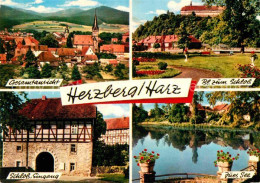 72888419 Herzberg Harz Panorama Schloss Eingang Jues See Herzberg Am Harz - Herzberg