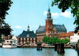 72888396 Leer Ostfriesland Hafen Mit Rathaus Leer (Ostfriesland) - Leer