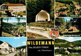 72888334 Wildemann Kurhaus Kurpark Musikpavillon Spiegeltal Zechenhaus Sanickel  - Wildemann