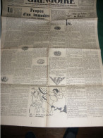 2° GUERRE MONDIALE , LA COLLABORATION ET LA PRESSE , LE JOURNAL GRINGOIRE Du 27 Fevrier 1941 - Französisch