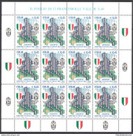 2005 Italia - Repubblica , Minifoglio Juventus Campione  , Catalogo Sassone N° - Hojas Completas