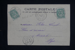 TURQUIE - CPA Smyrne Pour L'Algérie - 1903 - Pas Courant - A  2087 - 1837-1914 Smyrne