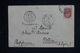 RUSSIE - CPA Moscou Pour L'Algérie - Actrice TAMARA - 1903 - Pas Courant - A  2091 - Briefe U. Dokumente