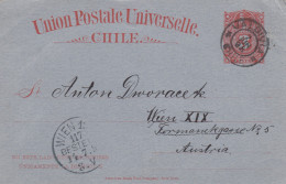 1898: Letter Valdiva To Wien - Chile