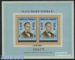 Paraguay 1963 UNO Day S/s, Mint NH - Paraguay