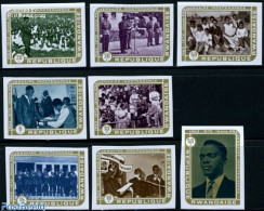 Rwanda 1972 Independence 8v Imperforated, Mint NH, History - Politicians - Otros & Sin Clasificación