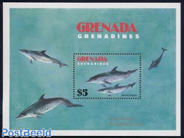 Grenada Grenadines 1983 Dolphins S/s, Mint NH, Nature - Sea Mammals - Grenada (1974-...)