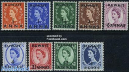 Kuwait 1956 Definitives 9v, Mint NH - Kuwait