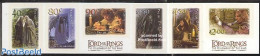 New Zealand 2001 Lord Of The Rings 6v S-a, Mint NH, Art - Authors - Photography - Science Fiction - Neufs