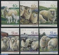 New Zealand 1991 Sheep 6v, Mint NH, Nature - Animals (others & Mixed) - Cattle - Neufs