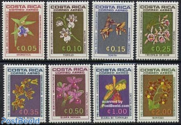 Costa Rica 1967 Orchids 8v, Mint NH, Nature - Flowers & Plants - Orchids - Costa Rica