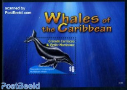 Grenada Grenadines 2010 Carriacou, Whales Of The Caribbean S/s, Mint NH, Nature - Sea Mammals - Grenada (1974-...)