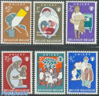 Belgium 1960 UNICEF 6v, Mint NH, History - Unicef - Unused Stamps
