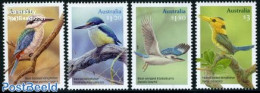 Australia 2010 Kingfishers 4v, Mint NH, Nature - Birds - Kingfishers - Ungebraucht