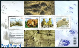 Canada 2011 Baby Wildlife S/s, Mint NH, Nature - Animals (others & Mixed) - Bears - Birds - Poultry - Rabbits / Hares - Unused Stamps