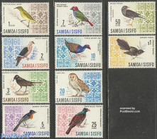 Samoa 1967 Definitives, Birds 10v, Unused (hinged), Nature - Birds - Owls - Samoa