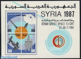 Syria 1987 Space Flight S/s, Mint NH, Transport - Space Exploration - Syria